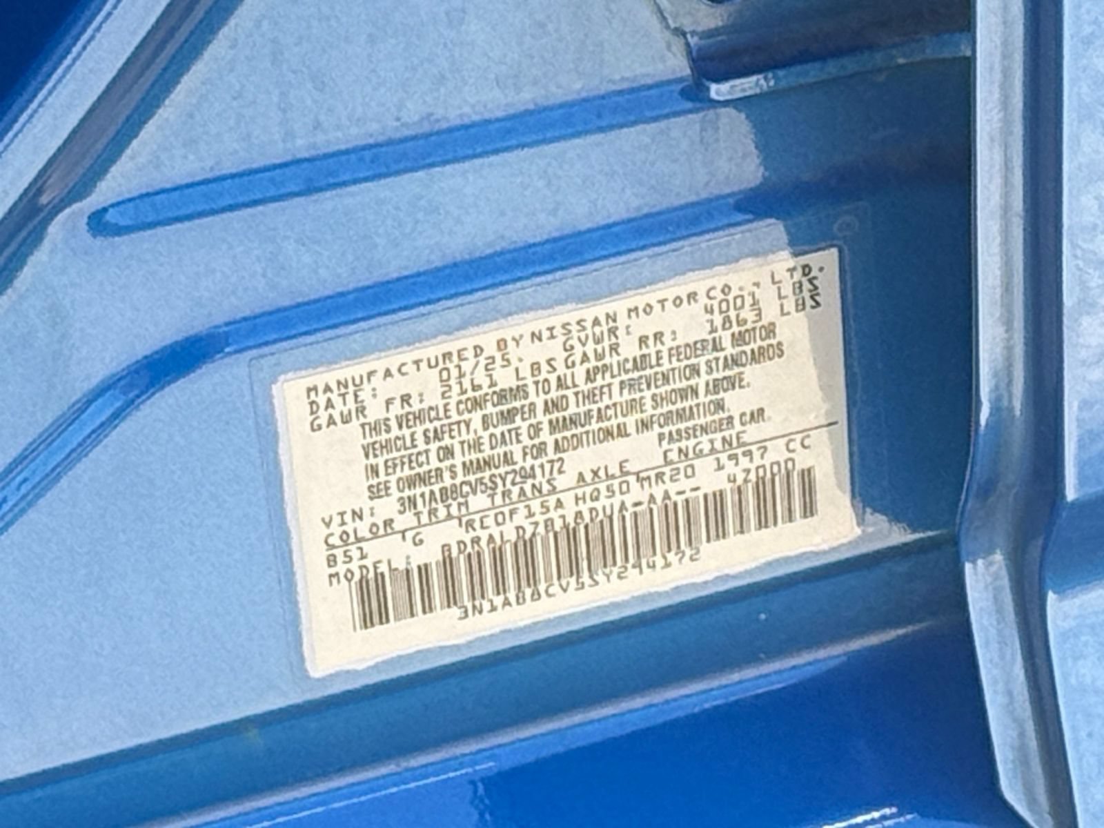 Used 2025 Nissan Sentra SV FWD image 28
