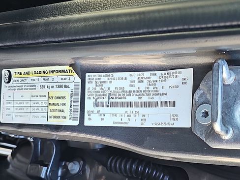 Used 2022 Ford Ranger Lariat w/ Equipment Group 501A High image 38