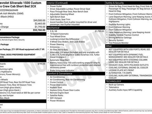 Certified 2022 Chevrolet Silverado 1500 Custom Trail Boss AWD/4WD image 25