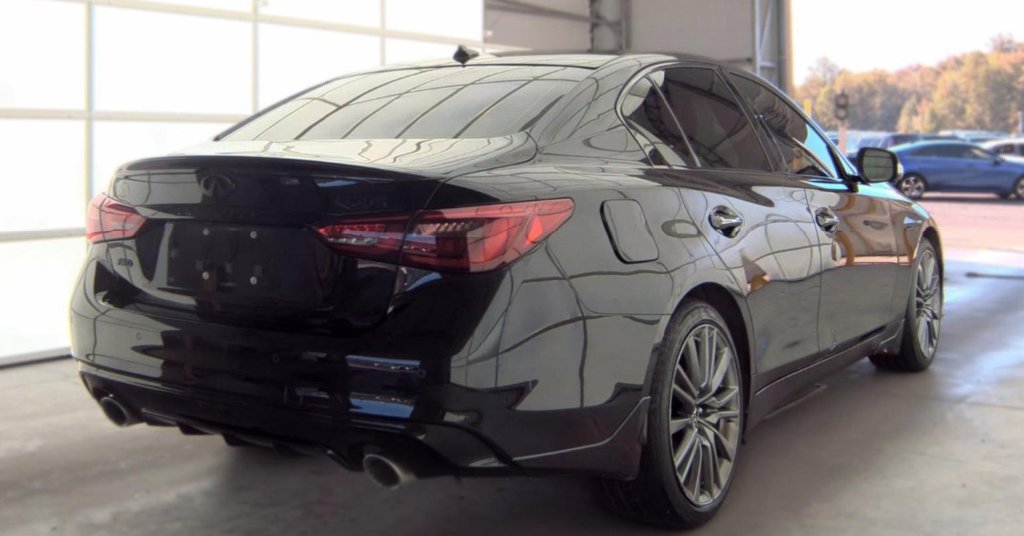 Used 2023 INFINITI Q50 Red Sport 400 w/ Black Opal Edition AWD/4WD image 2