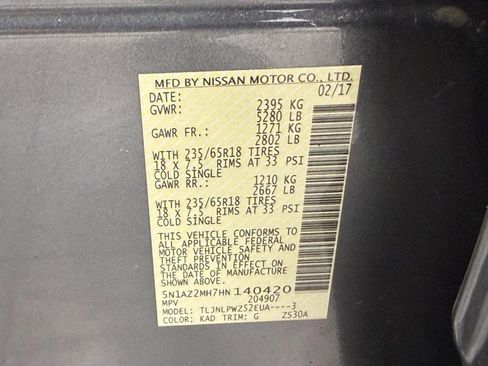 Used 2017 Nissan Murano S image 21