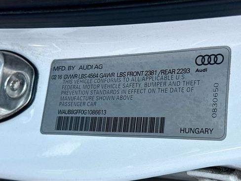 Used 2016 Audi A3 2.0T Premium AWD/4WD image 27