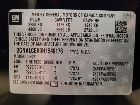 Used 2017 Chevrolet Equinox LT w/ Convenience Package FWD image 33