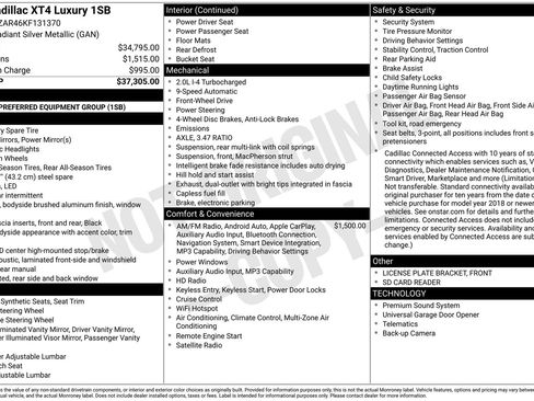 Used 2019 Cadillac XT4 Luxury image 7