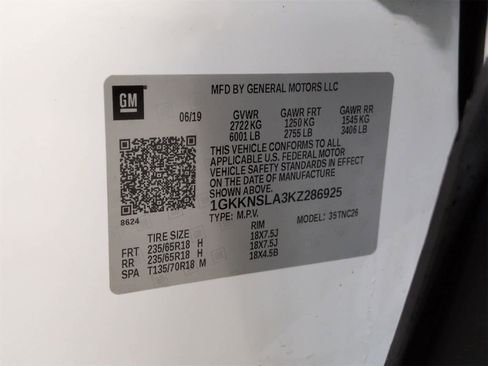 Used 2019 GMC Acadia SLE image 34