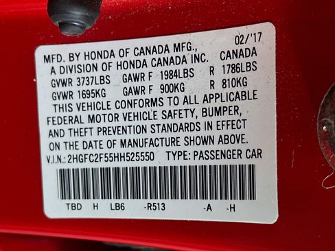 Used 2017 Honda Civic LX image 12