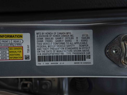 Used 2026 Honda Civic Sport image 44