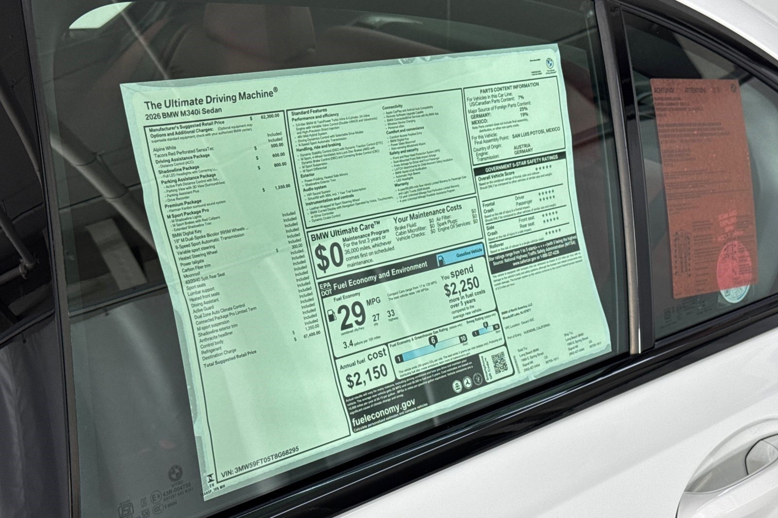 New 2026 BMW M340i w/ Premium Package RWD image 29