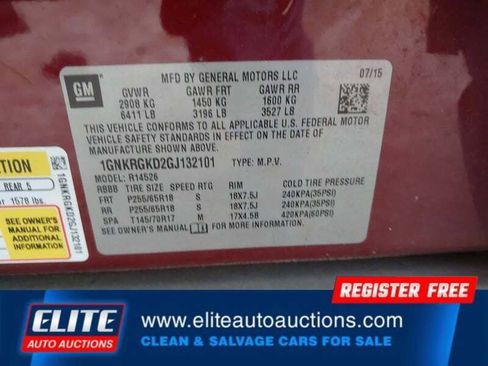 Used 2016 Chevrolet Traverse LT w/ Traveler's Package image 17