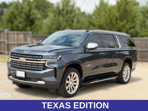 Used 2021 Chevrolet Suburban Premier w/ Texas Edition RWD image 3