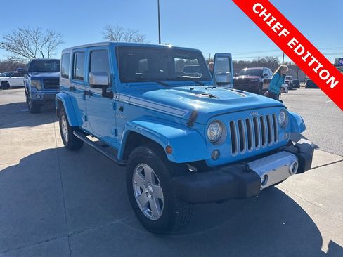 Used 2017 Jeep Wrangler Unlimited Sahara w/ Quick Order Package 24E Chief image 2