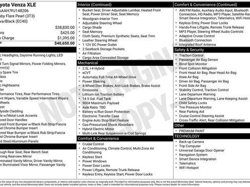 Used 2023 Toyota Venza XLE image 36