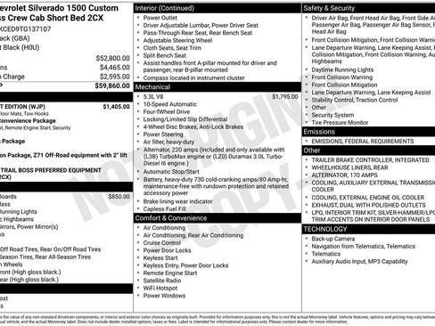 New 2026 Chevrolet Silverado 1500 Custom Trail Boss w/ Midnight Edition image 5