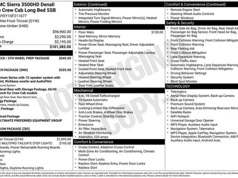 Used 2025 GMC Sierra 3500 Denali Ultimate AWD/4WD image 43