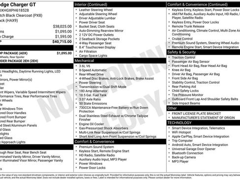 Used 2023 Dodge Charger GT w/ Blacktop Package RWD image 47