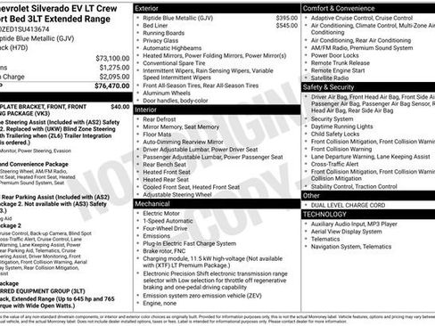 New 2025 Chevrolet Silverado EV LT image 15