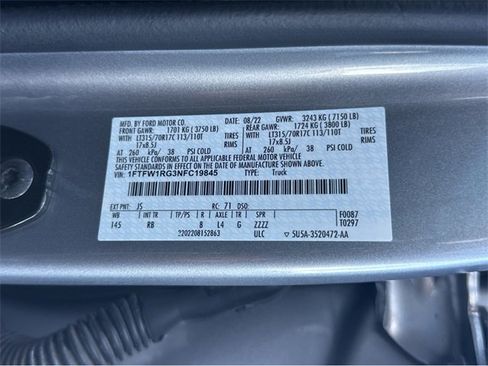 Used 2022 Ford F150 Raptor w/ Equipment Group 801A High image 50