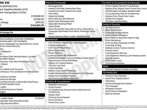 Used 2023 BMW XM AWD/4WD image 9