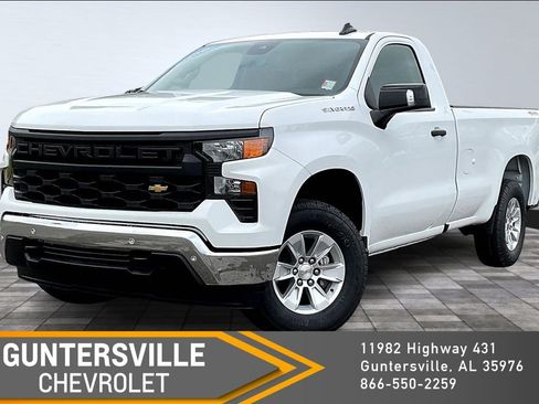 New 2025 Chevrolet Silverado 1500 W/T w/ WT Safety Package AWD/4WD image 1