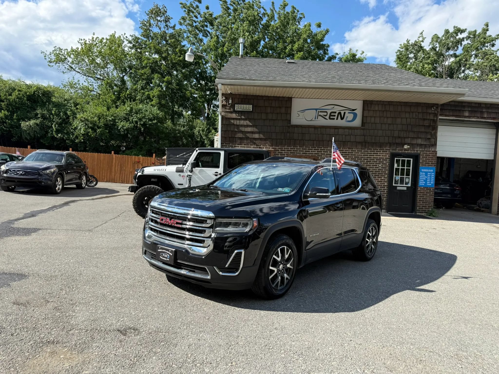 Used 2021 GMC Acadia SLE w/ Driver Convenience Package AWD/4WD image 3