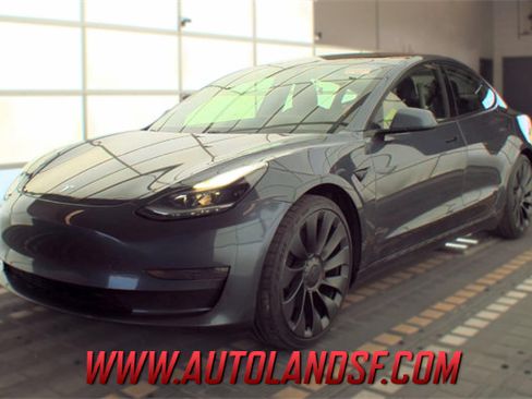 Used 2021 Tesla Model 3 Performance AWD/4WD image 1