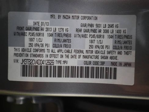 Used 2013 MAZDA CX-9 Touring FWD image 39