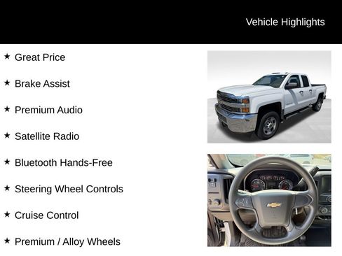 Used 2016 Chevrolet Silverado 2500 W/T w/ WT Convenience Package image 2