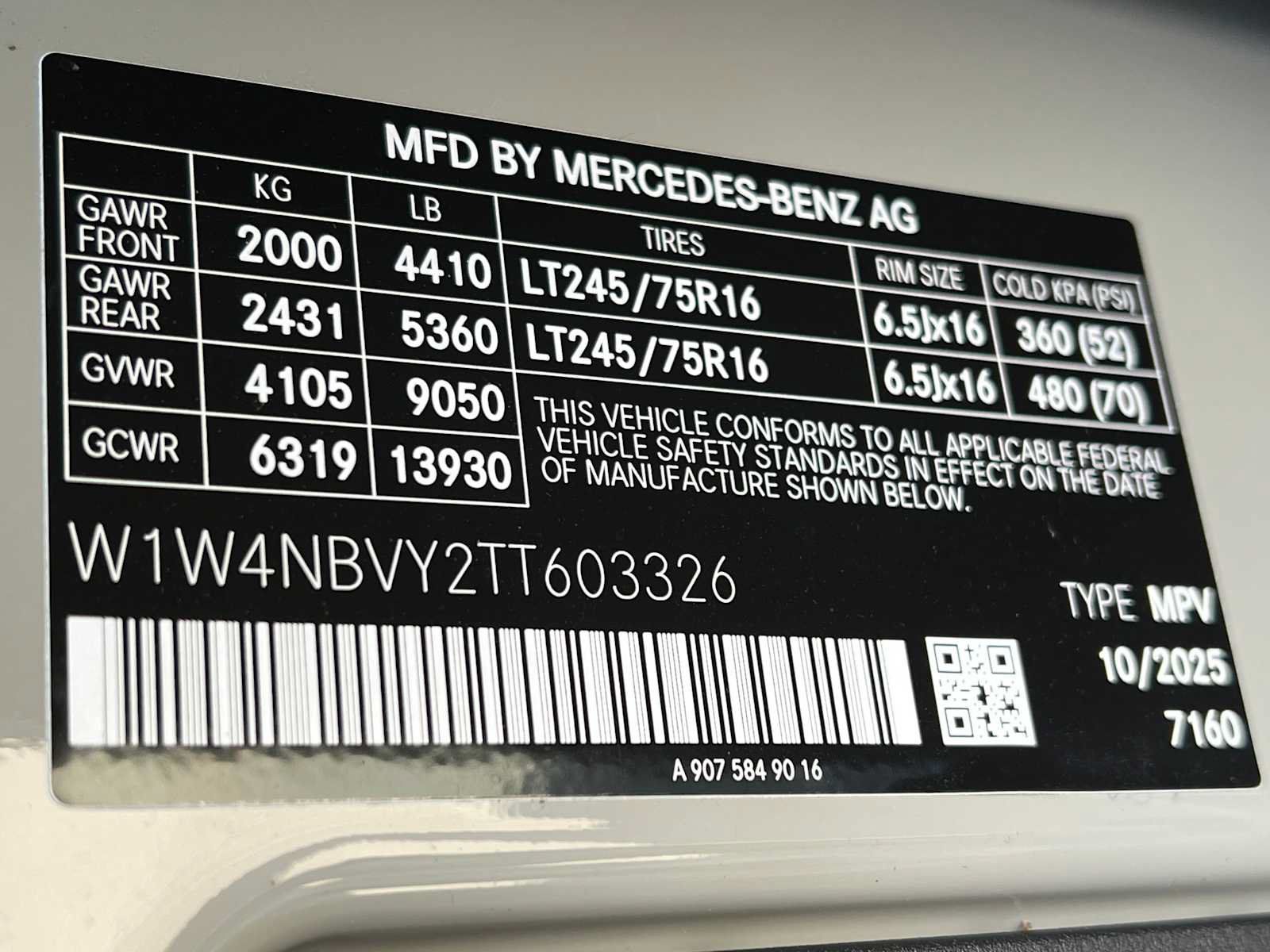 Used 2026 Mercedes-Benz Sprinter 2500 image 43