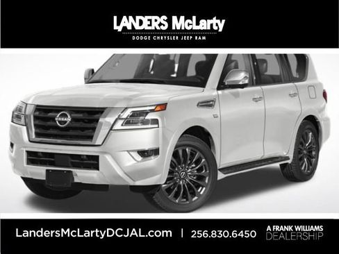 Used 2021 Nissan Armada Platinum w/ Captain's Chairs Package image 1