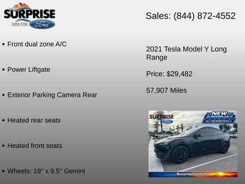 Used 2021 Tesla Model Y Long Range AWD/4WD image 12