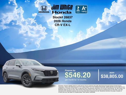 New 2026 Honda CR-V EX-L image 7