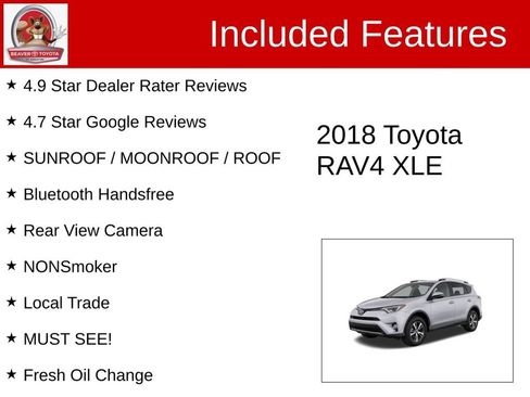 Used 2018 Toyota RAV4 XLE w/ Plus Extra Value Package AWD/4WD image 4