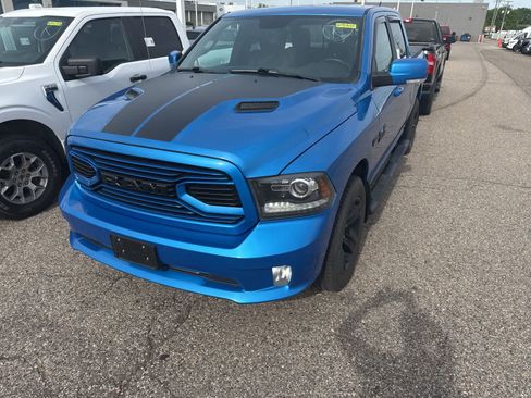 Used 2018 RAM 1500 Sport w/ Hydro Blue Sport Package AWD/4WD image 1
