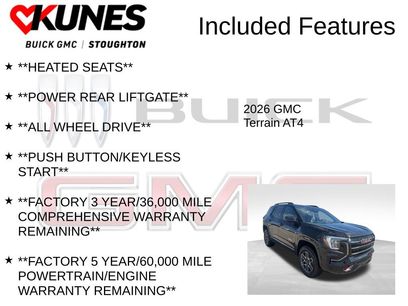 New 2026 GMC Terrain AT4 w/ LPO, Floor Liner Package