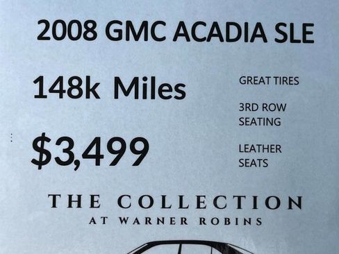 Used 2008 GMC Acadia SLE w/ Preferred Package FWD image 2