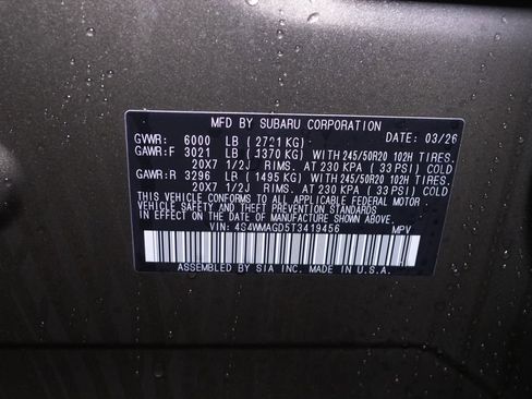 New 2026 Subaru Ascent Limited AWD/4WD image 45