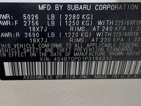 Used 2023 Subaru Outback Touring XT AWD/4WD image 29