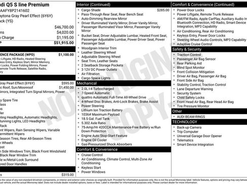 Certified 2023 Audi Q5 2.0T Premium w/ Convenience Package AWD/4WD image 45