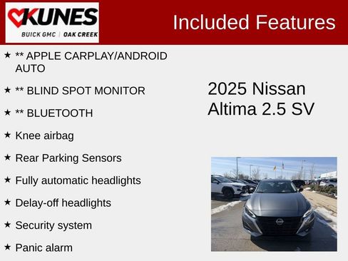 Used 2025 Nissan Altima 2.5 SV image 2