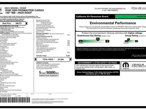 Used 2023 RAM ProMaster 2500 image 9