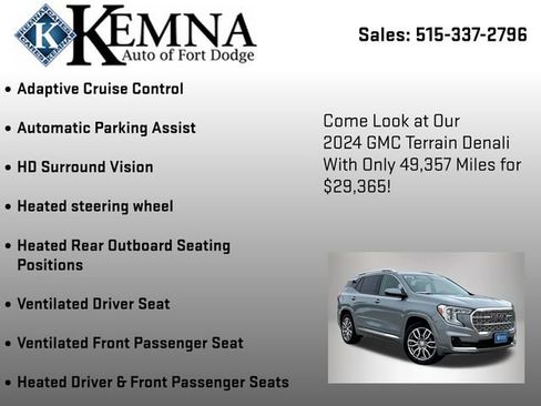 Used 2024 GMC Terrain Denali w/ Denali Premium Package image 19