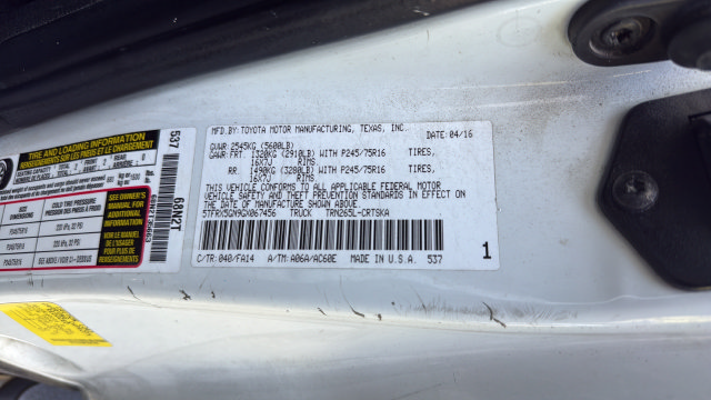 Used 2016 Toyota Tacoma SR RWD image 25