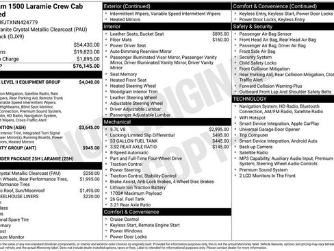 Used 2022 RAM 1500 Laramie AWD/4WD image 40