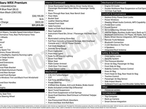 Used 2017 Subaru WRX Premium image 6