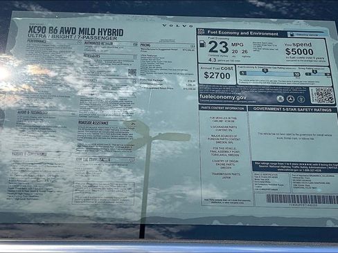 New 2026 Volvo XC90 B6 Ultra image 25