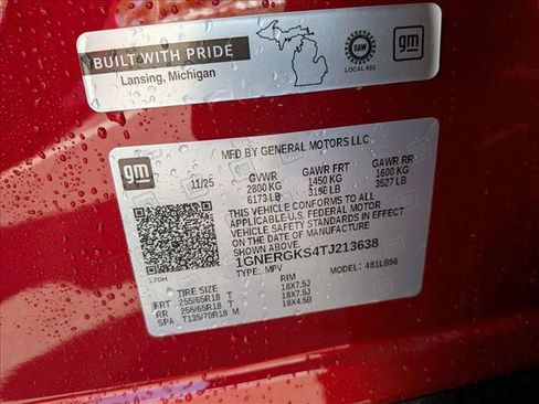 New 2026 Chevrolet Traverse LT w/ LPO, Floor Liner Package FWD image 17