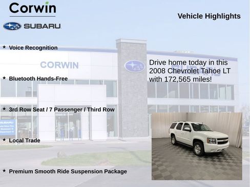 Used 2008 Chevrolet Tahoe LT w/ LT Preferred Equipment Group AWD/4WD image 6