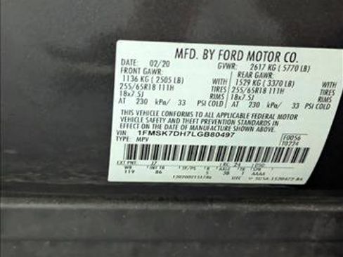 Certified 2020 Ford Explorer XLT image 15