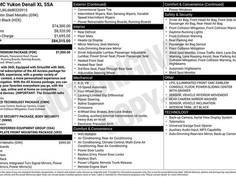Certified 2021 GMC Yukon XL Denali w/ Denali Premium Package AWD/4WD image 42