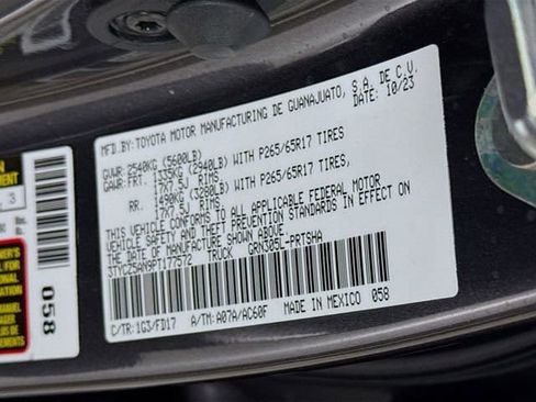 Used 2023 Toyota Tacoma TRD Sport w/ Advanced Technology Package AWD/4WD image 30